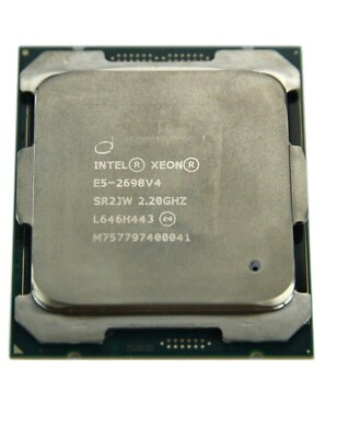 #ad Intel Xeon E5 2698 v4 2.2GHz 50MB 20 Core 135W LGA2011 3 SR2JW $115.00