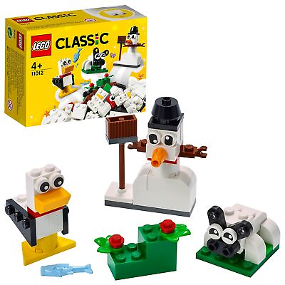 #ad LEGO Classic White Idea Box 11012 Toy Block Present Jewelry Craft Boys Girls $55.41