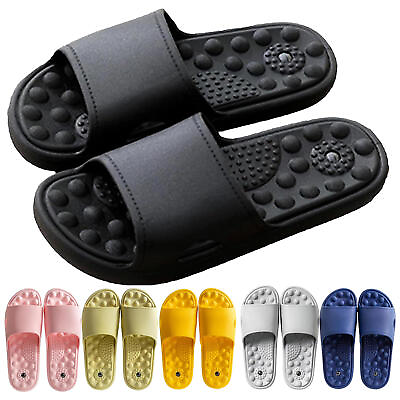 #ad Foot Massage Slippers Soft Light Massage Foot Bath Shoes Non slip for Indoor $20.41