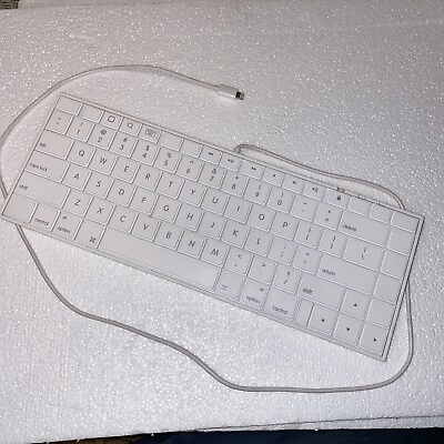 #ad Macally Mini White Computer Keyboard for Apple iPad iPhone amp; iPod Touch $14.00