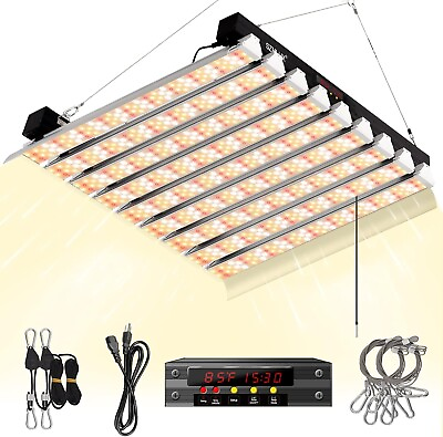 #ad 4000W LED Grow Light 4×4FT Coverage Dual Switch Full Spectrum Grow Lamp Plants $149.99