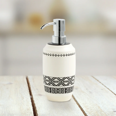 #ad Elegant Ceramic Lotion Pump Dispenser Wide Mouth Open Bathroom Accessories Decor $15.91