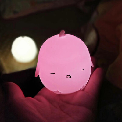 #ad Mini silicone nightlight creative LED silicone table lamp cartoon for children $24.99