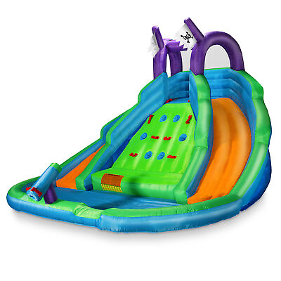 #ad Bounce House With Climbing Wall Water Slide And Pool With Blower $419.99