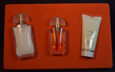#ad Lalique Perfume and Toiletry Set $160.00
