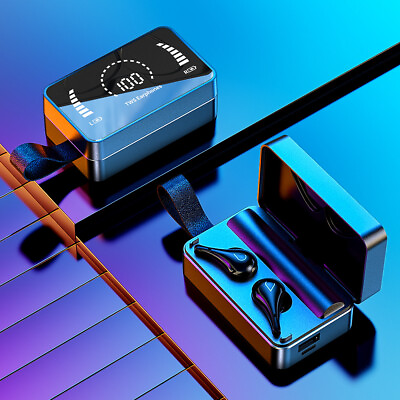 #ad Bluetooth 5.0 Earbuds Wireless Earphones TWS Stereo Deep Bass in Ear Headphones $19.99