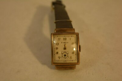 #ad Vintage deco EVKOB 7 Jewel LXE mid size wristwatch for repair $39.95