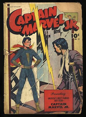 #ad Captain Marvel Jr. #23 P 0.5 Complete and Unrestored Fawcett 1944 $74.00