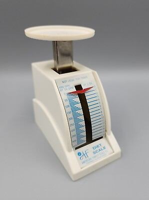 #ad Vintage Small American Family Scale Company Diet Grams Ounces Adjustable $4.88