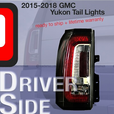 #ad Rebuilt OEM GMC Yukon XL Denali Driver Tail Light SLT GM 2015 2016 2017 2018 19= $285.00