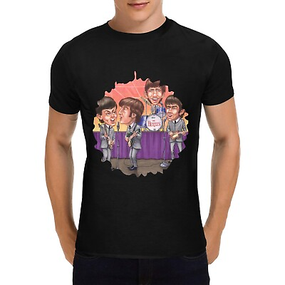 #ad Beatles Cartoon Cute Graphic T Shirt Men Gifts All $26.90