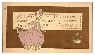 #ad A Happy Birthday and Many More A.M. Davis Postcard *6S 2 24 $10.95