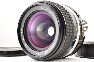 #ad Nikon Ais Nikkor 28mm F 2.8 Ai s Wide Angle Prime MF Lens Mint From Japan #2319 $218.49