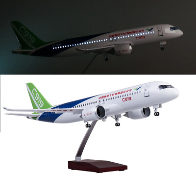 #ad 1 82 C919 China Air Aircraft Airplane Model Commercial Plane Toy Collection 47cm $79.99