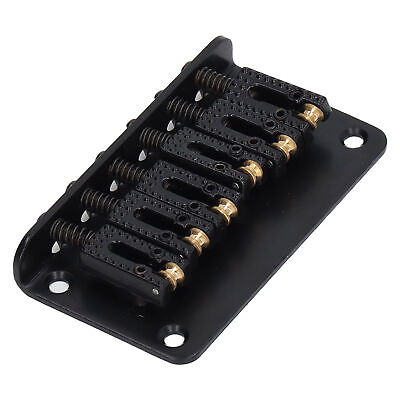 #ad Electric Guitar Bridge 6 String Hardtail Saddle Bridge 78mm For Replacement For $18.99
