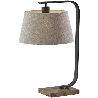 #ad Adesso Home 3483 01 Transitional Table Lamp from Bernard Collection in Black $106.07