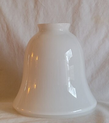 #ad Milk White glass pendant light shades 5.5quot; tall 2quot; fitter $8.00