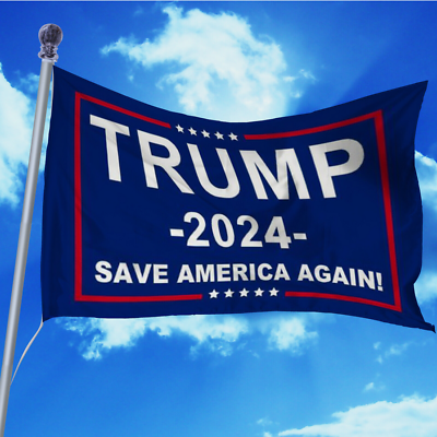 #ad 3x5 Feet Trump 2024 President Flag Take Save America Back Donald MAGA Republican $4.69