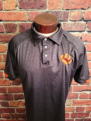 #ad #ad Chiliwear Men#x27;s Medium Clemson Tigers Black Gray Orange Camo Short Sleeve... $19.98