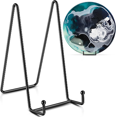 #ad 3 Pack 8 Inch Large Plate Stands for Display Plate Holder Display Stand Meta $24.99