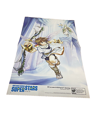 #ad Nintendo Gaming Superstars Kid Icarus Uprising Zelda Ooat 2 Sided Poster $65.25