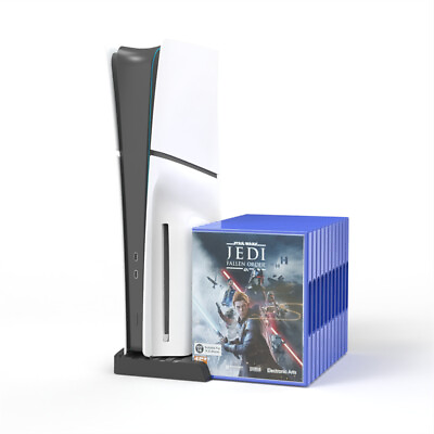 #ad Desktop Stand For Playstation PS5 SLIM Disc Digital PS5 SLIM Console Organizer $14.65
