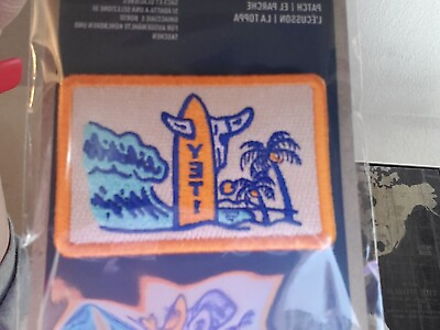 #ad Yeti Surf Skull Patch Orange Hawaii Exclusive $55.00