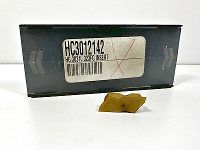 #ad HG 3031L 323FG New Carbide Insert HC3012142 1pc $9.99