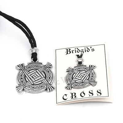 #ad Brigid#x27;s Cross Necklace Pendant Irish Celtic Knot Jewelry cross necklace Brigid $19.99