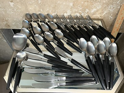 #ad Danish Holland VTG Flatware 36 pc and 3 service pieces $150.00