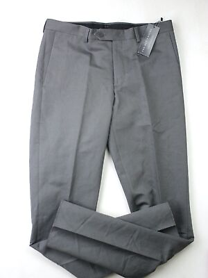 #ad The Men#x27;s Store Bloomingdales Cotton amp; Linen Slim Fit Size 36 Dress Pants Grey $11.55