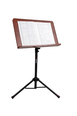 #ad Gator Frameworks Wooden Conductor Music Stand with Collapsible Tripod Base $99.99