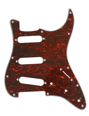#ad Metallor 3 Ply SSS Electric Guitar Pickguards Scratch Plate for Strat Guitar $7.99