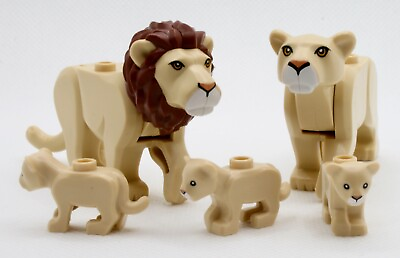 #ad New Lego Animal Lion Pride Lion Lioness Cub Tan Your Choice 60307 60301 $44.50
