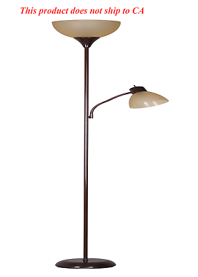 #ad #ad 72quot; Modern Light Floor Lamp For Room With Adjustable Reading Standing Led Brown $21.72