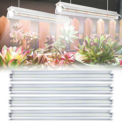 #ad T5 Grow Light 5000K LED Full Spectrum Strip Tube Indoor Plants Expandable Lamp $28.29
