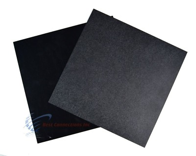 #ad 2 Pcs Black ABS Plastic Sheet 12quot; x 12quot; x 1 16quot; Flexible Smooth Back $12.95