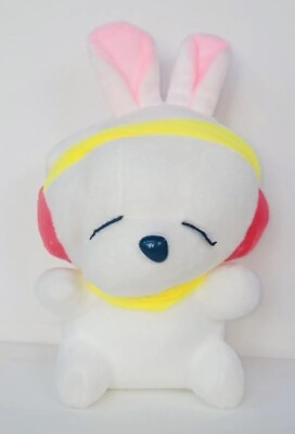 #ad NEW Colorful kellytoy Bunny 8quot; plush Music note headphones stuffed animal toy $13.99