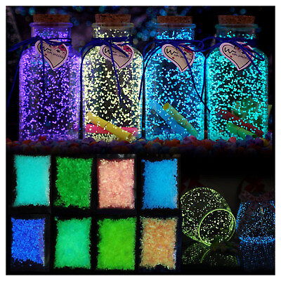 #ad Luminous Sand Stones Glow In The Dark Sand For Aquarium Fish Tank Decoration New $1.69