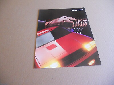 #ad Original 1987 SHELBY Lancer Sales Brochure $7.95
