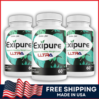 #ad Exipure Diet Pills Advance Weight Loss Supplement 180 Caps 3 Packs Made in USA $29.72