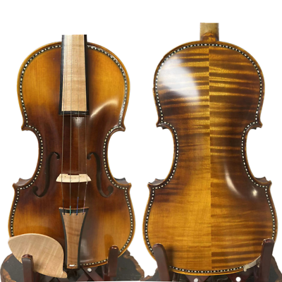 #ad Strad style SONG Brand maestro inlay shell violin 4 4huge and sweet sound#15253 $459.00