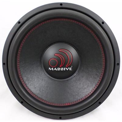 #ad Massive Audio GTX 154 1400 Watts 15quot; Dual 4 Ohm Car Audio Subwoofer New $138.98