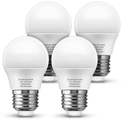 #ad LOHAS A15 LED Bulb Refrigerator Light Bulb 40W Equivalent Appliance Bulb 5W L... $17.84