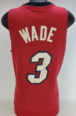 #ad Dwayne Wade Signed Miami Heat Reebok AUTHENTIC Basketball Jersey w COA $405.30