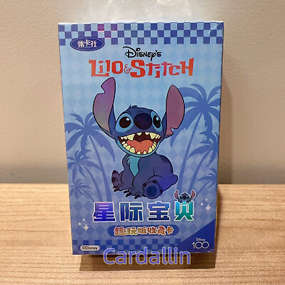 #ad 2023 CardFun card fun Disney 100 STITCH Collection Cards 5 Packs Sealed Box $11.80