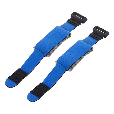 #ad Guitar Mute Wrap Band 7.1x0.9 Inch Noise Reducer for Guitar Bass Blue Pack of 2 $10.98
