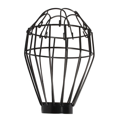 #ad Adjustable Vintage Metal Bulb Cage for Pendant Light Fixture or Box $8.25
