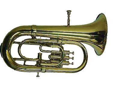 #ad Euphonium Brass Bb 4V With Free Hard Case Mp $345.03