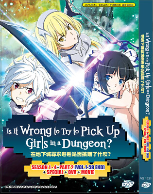 #ad Is It Wrong to Try to Pick Up Girls in a Dungeon? Complete Set Anime DVD $37.19
